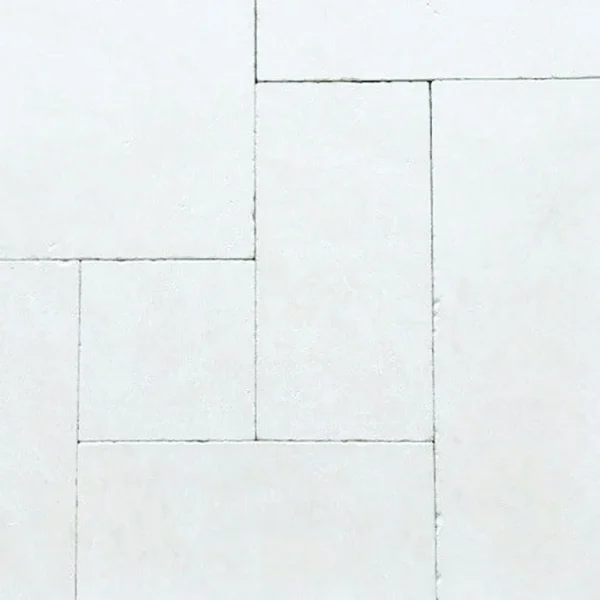 White Travertine French Pattern Tiles